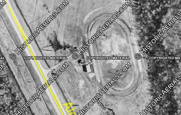 West Branch Speedway (M-76) - 1965 Aerial (newer photo)